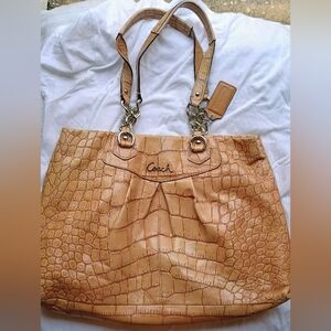 Coach Ashley Exotic Leather Shoulder Bag J1175-F17661